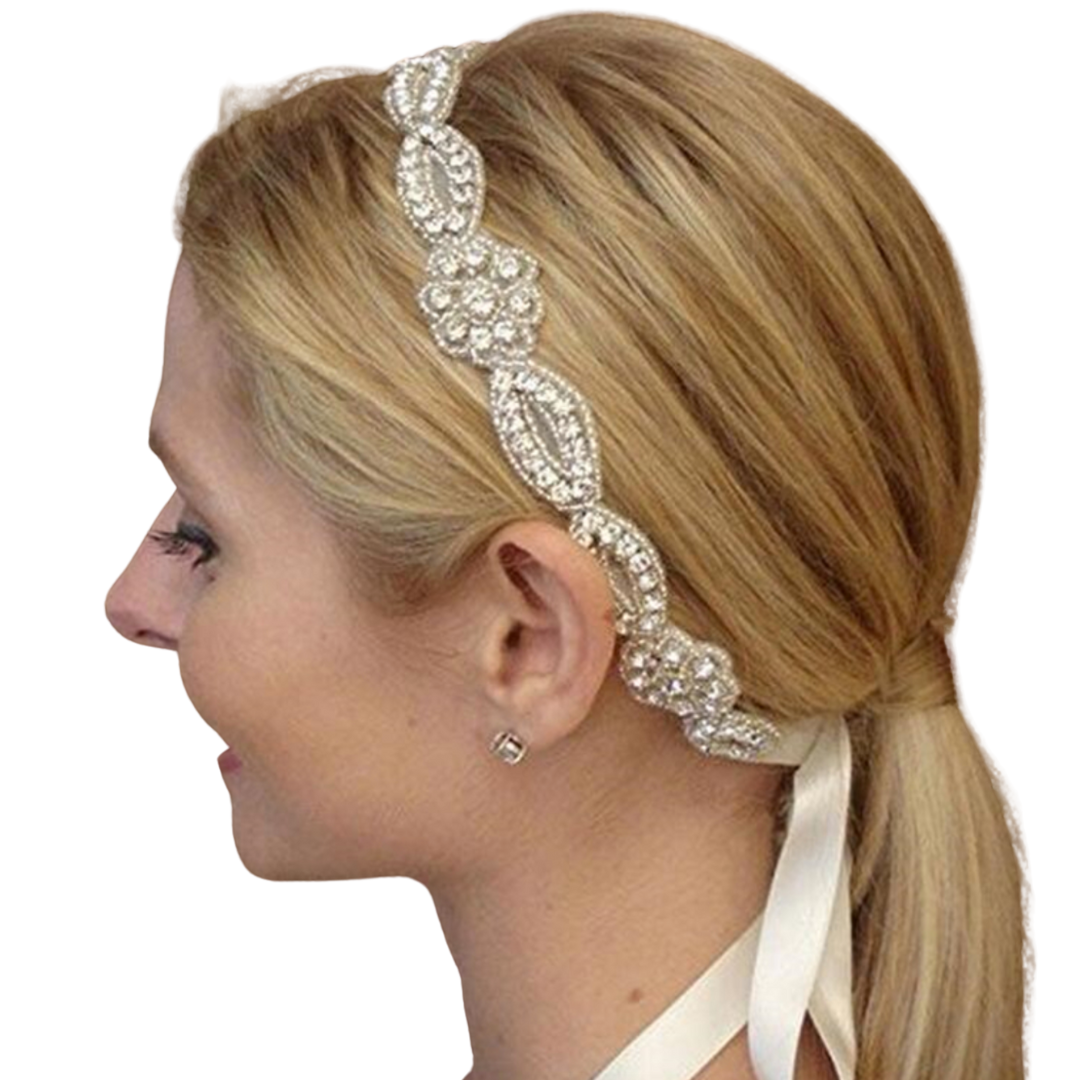 Crystal & Ribbon Headband