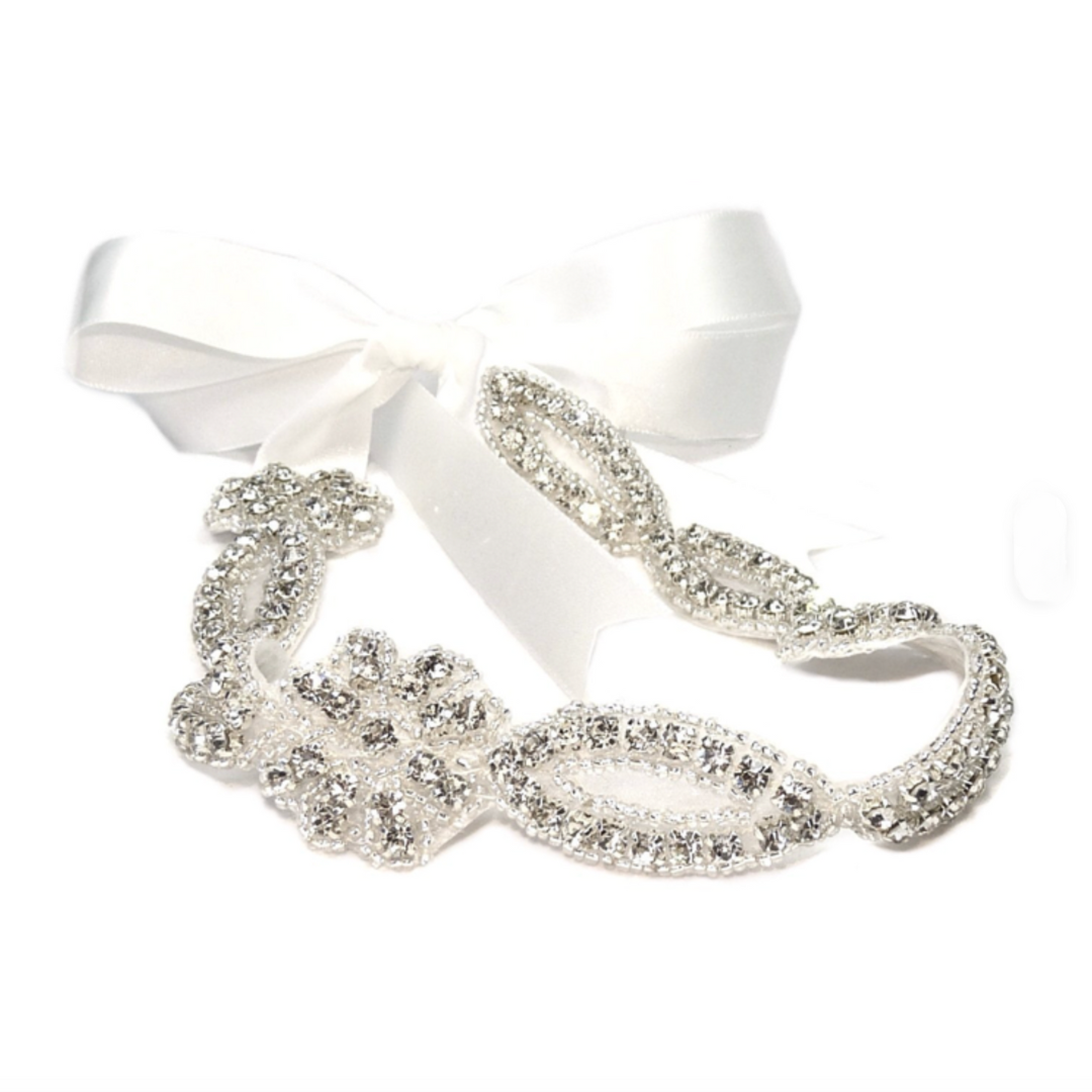 Crystal & Ribbon Headband