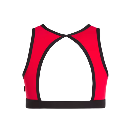 Open-Back Strap Crop