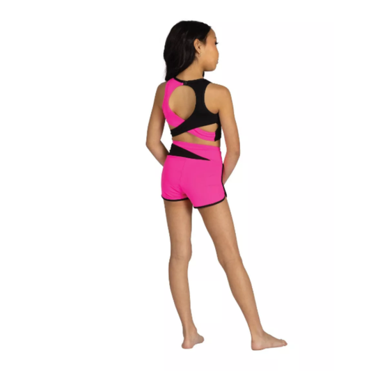 Asymmetric Crop & Contrast Short