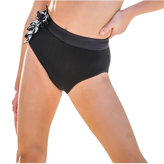 Lace-Up High-Waist Brief