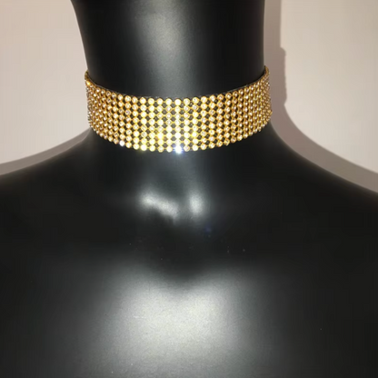 Rhinestone Choker
