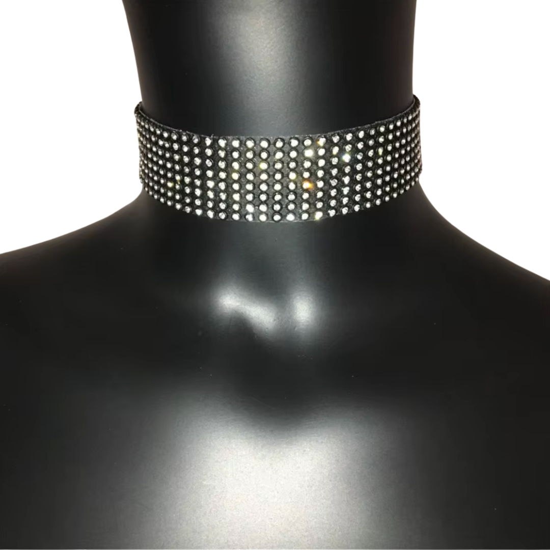 Rhinestone Choker