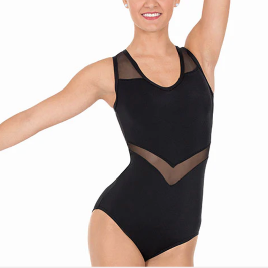 Mesh Panel Tank Leotard