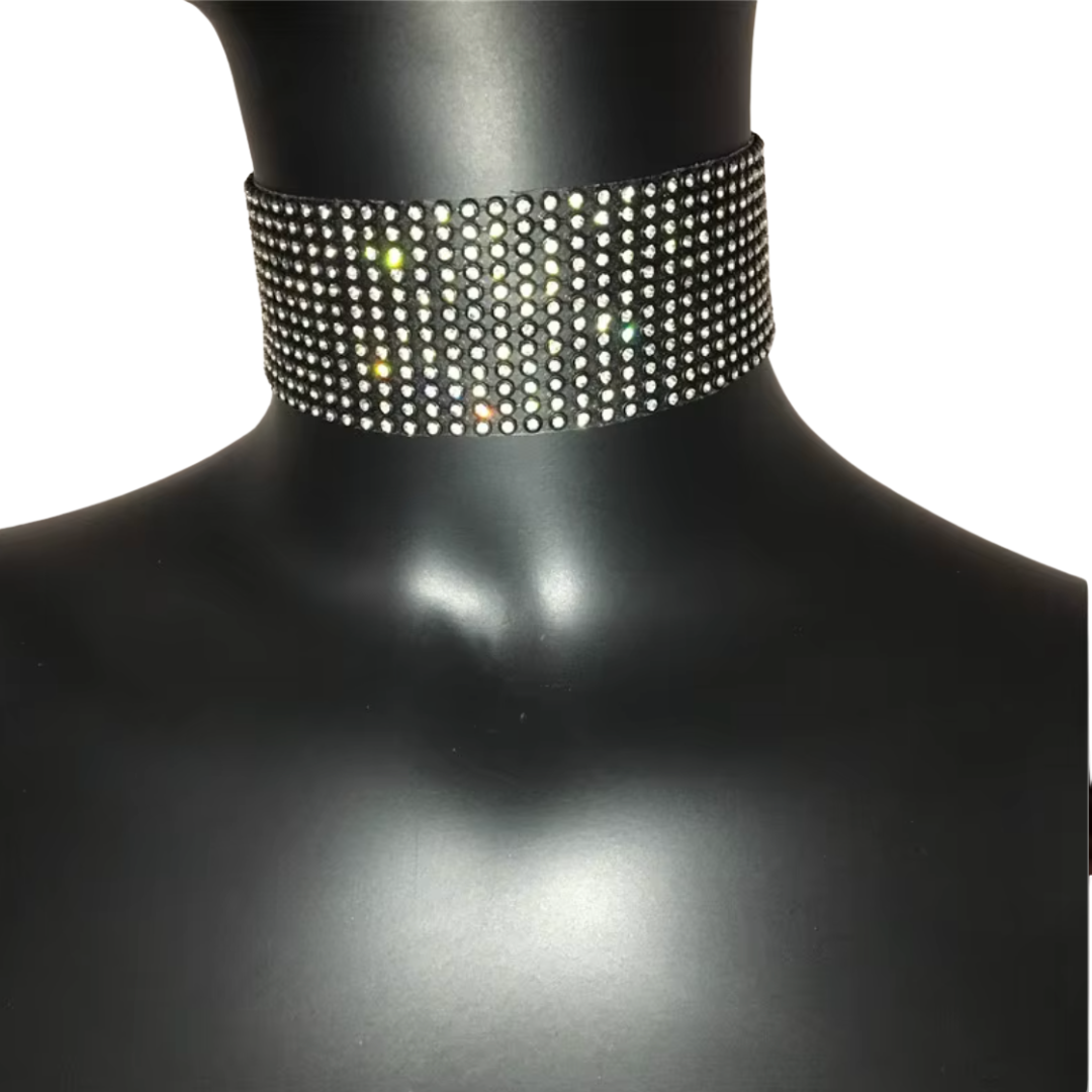 Rhinestone Choker