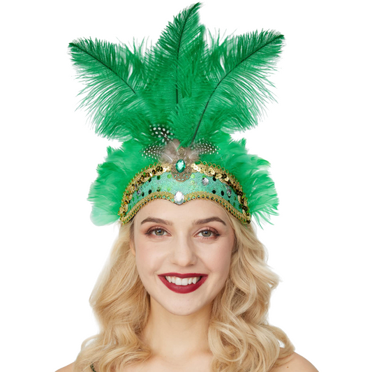 "Showgirl" Feather Headdress