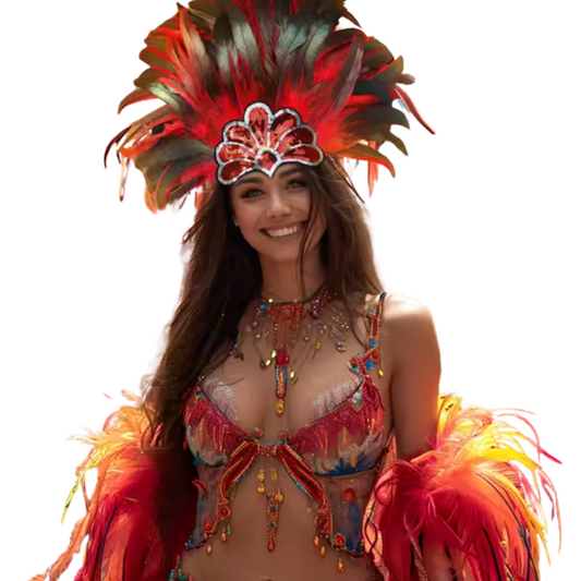 "Samba" Feather Headdress