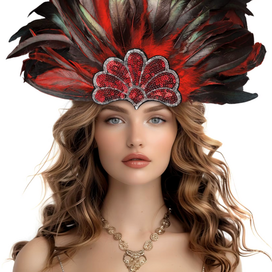 "Samba" Feather Headdress