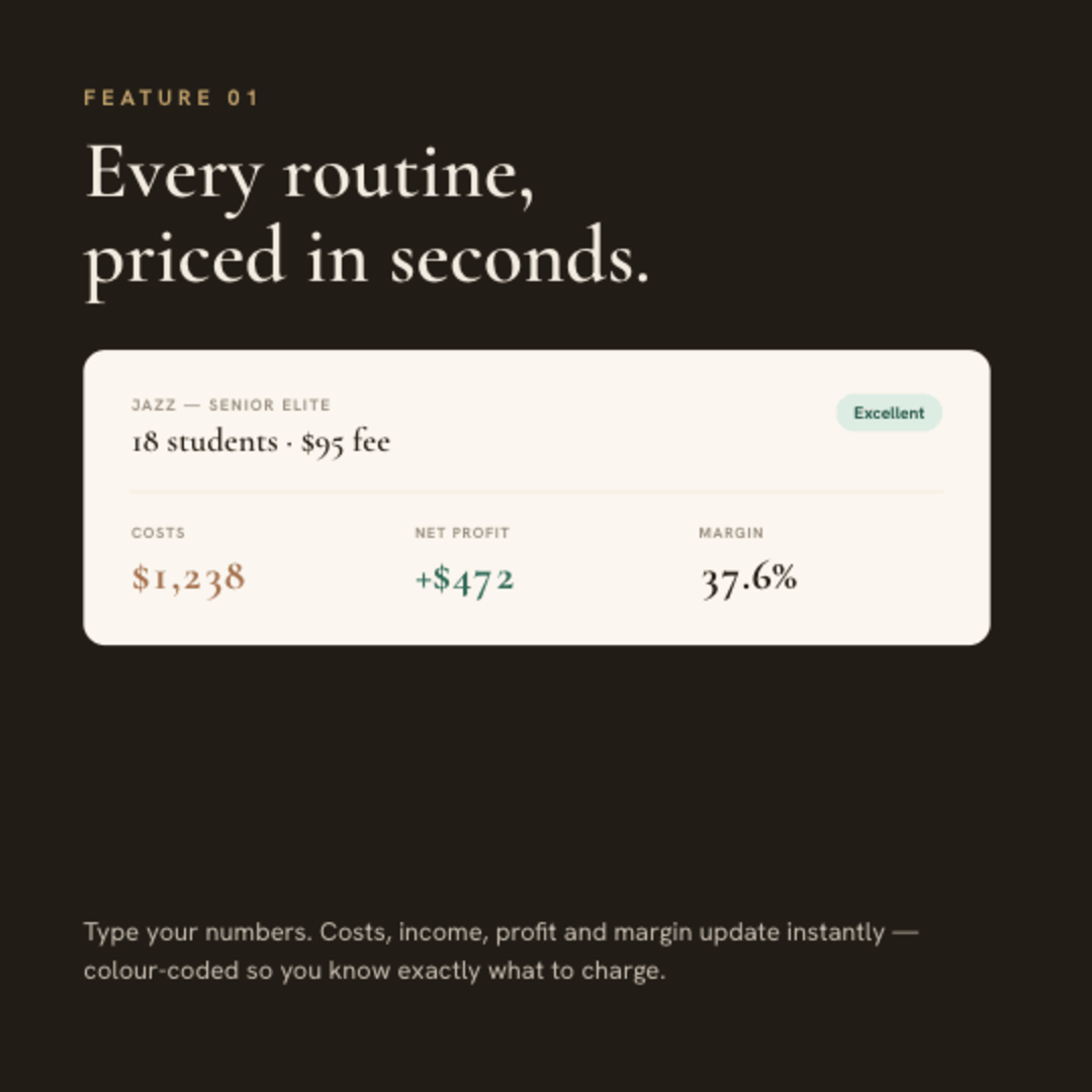 CBC Costume Profit Calculator