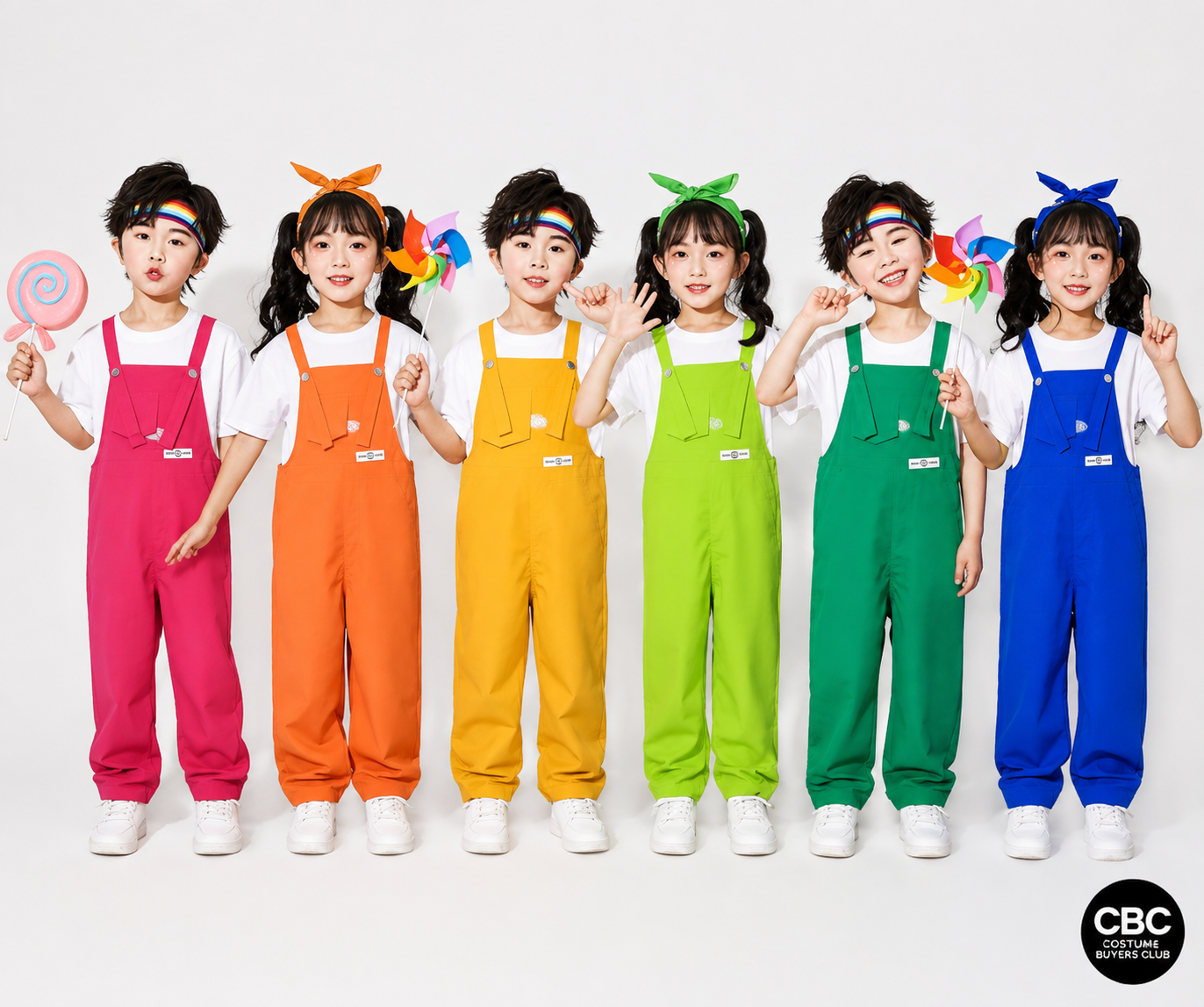 Candy Crew Overalls – Hip Hop Dance Costume – Costume Buyers Club