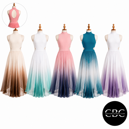 Ombre Drift – Lyrical Dance Costume