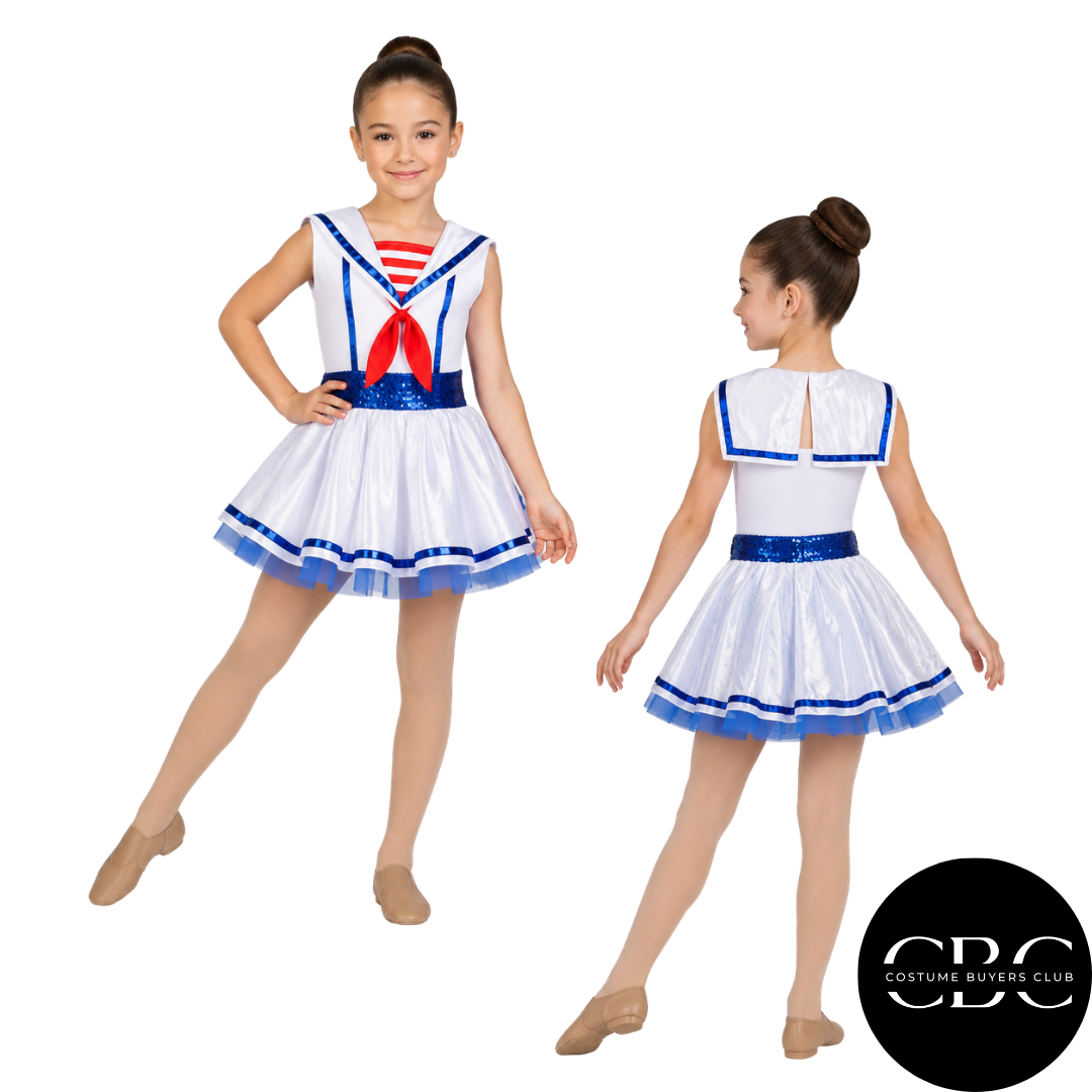 Starboard Sparkle Sailor Dress