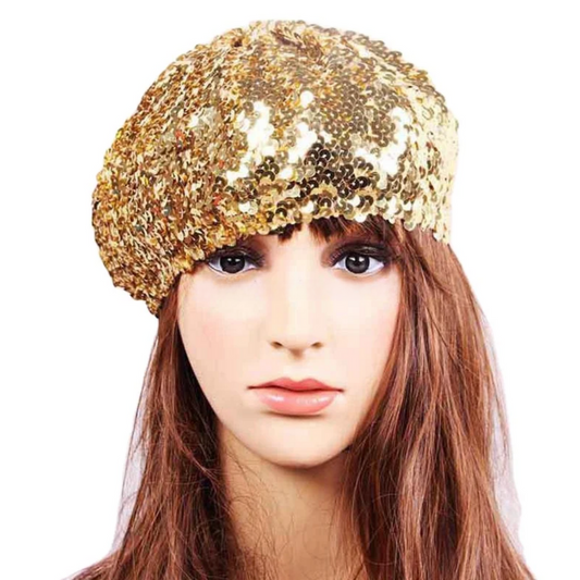 Sequin Beret